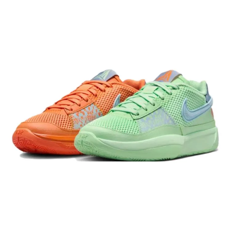 Nike Ja 1 Mismatched GS, Bright Orange | White | Vapor Green | Light Armory Blue