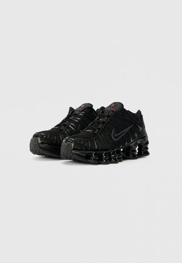 Кроссовки shox tl gs Nike Sportswear, Black/Metallic Hematite/Max Orange — фото 2