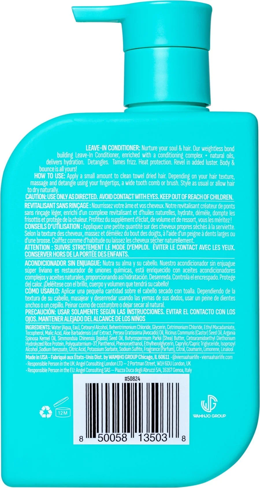 Несмываемый кондиционер для волос Viemaa, Turquoise/Aqua — фото 3