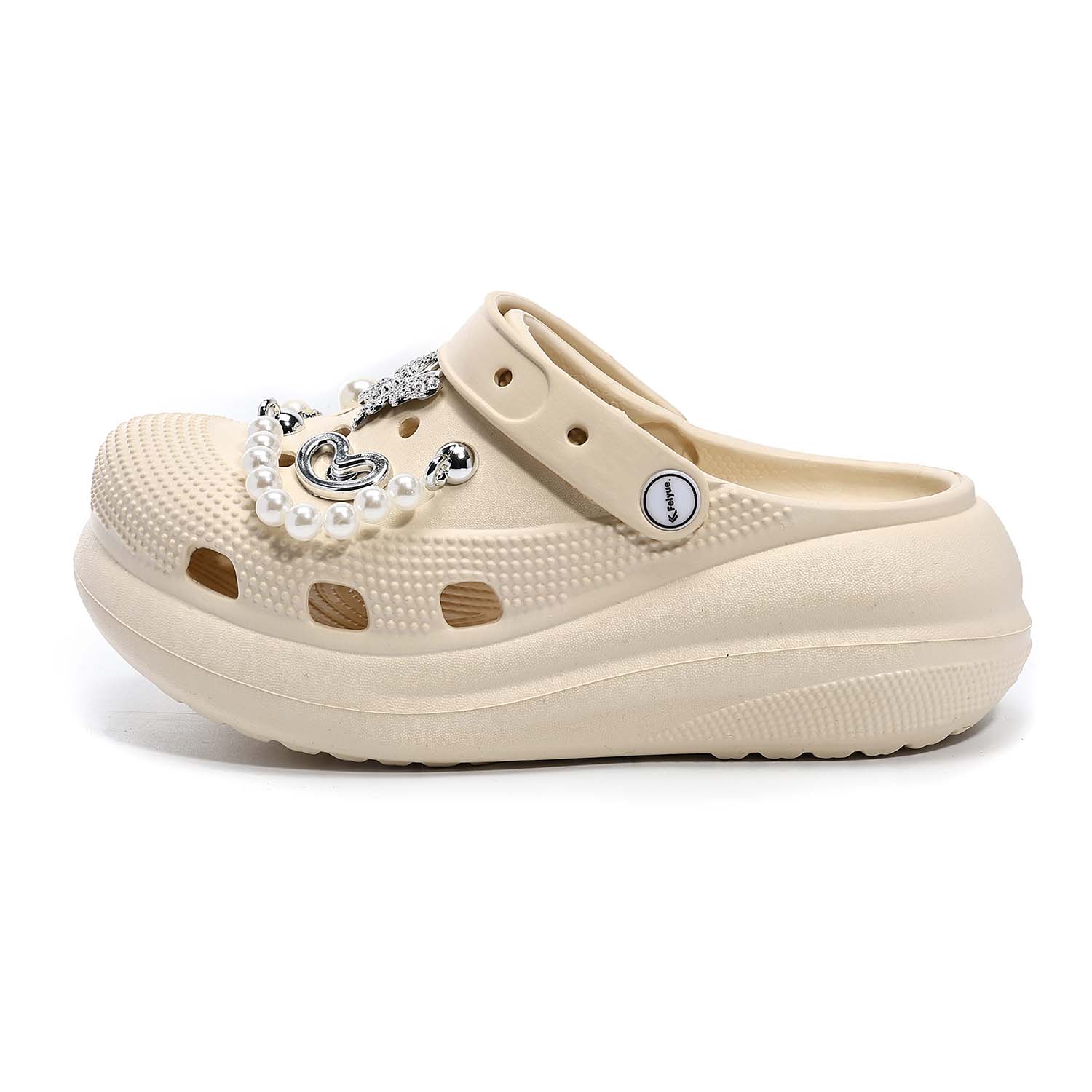 Feiyue Клоги женские бежевые [Explosive Bear Diamond], цвет Beige[Explosive Bear Diamond]