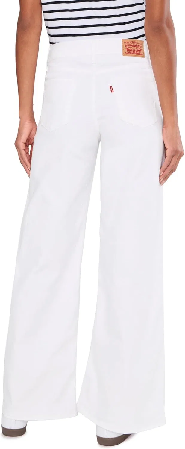 Levi's женские джинсы 318 Shaping Wide Leg, белый — фото 4