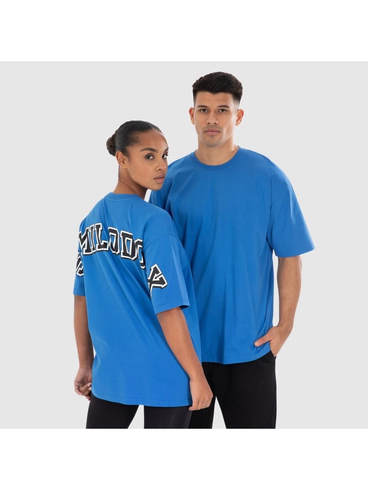 

Спортивная футболка SMILODOX Oversized Brail, синий