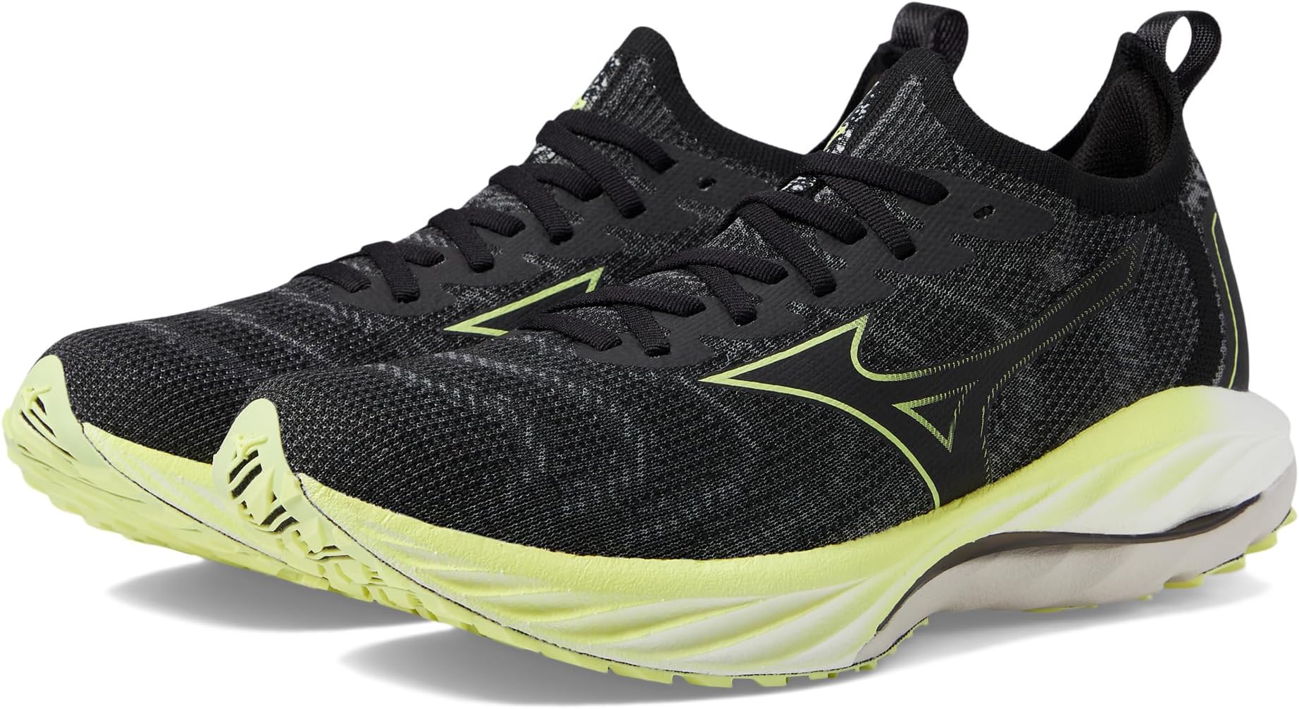 

Кроссовки Wave Neo Wind Mizuno, цвет Undyed Black/Luminous