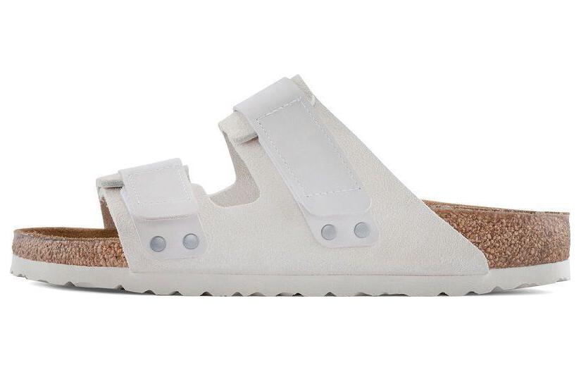 Birkenstock Узкие туфли Uji из нубука и замши цвета «античный белый»