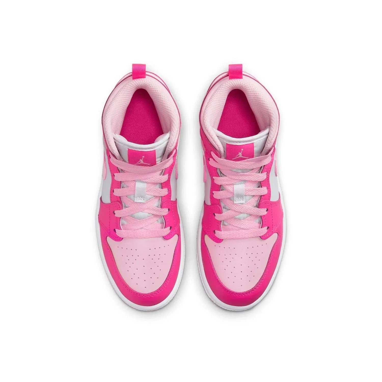 Nike Детские кроссовки Air Jordan Mid FD8781 - ярко-розовые, стильные, модель HTAT138 — фото 3