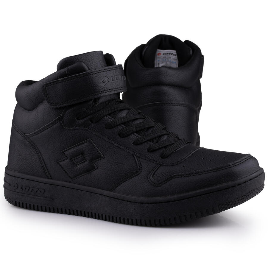 

Кроссовки унисекс Lotto PALIOT MID OC, средний верх, 2400190U, чёрные