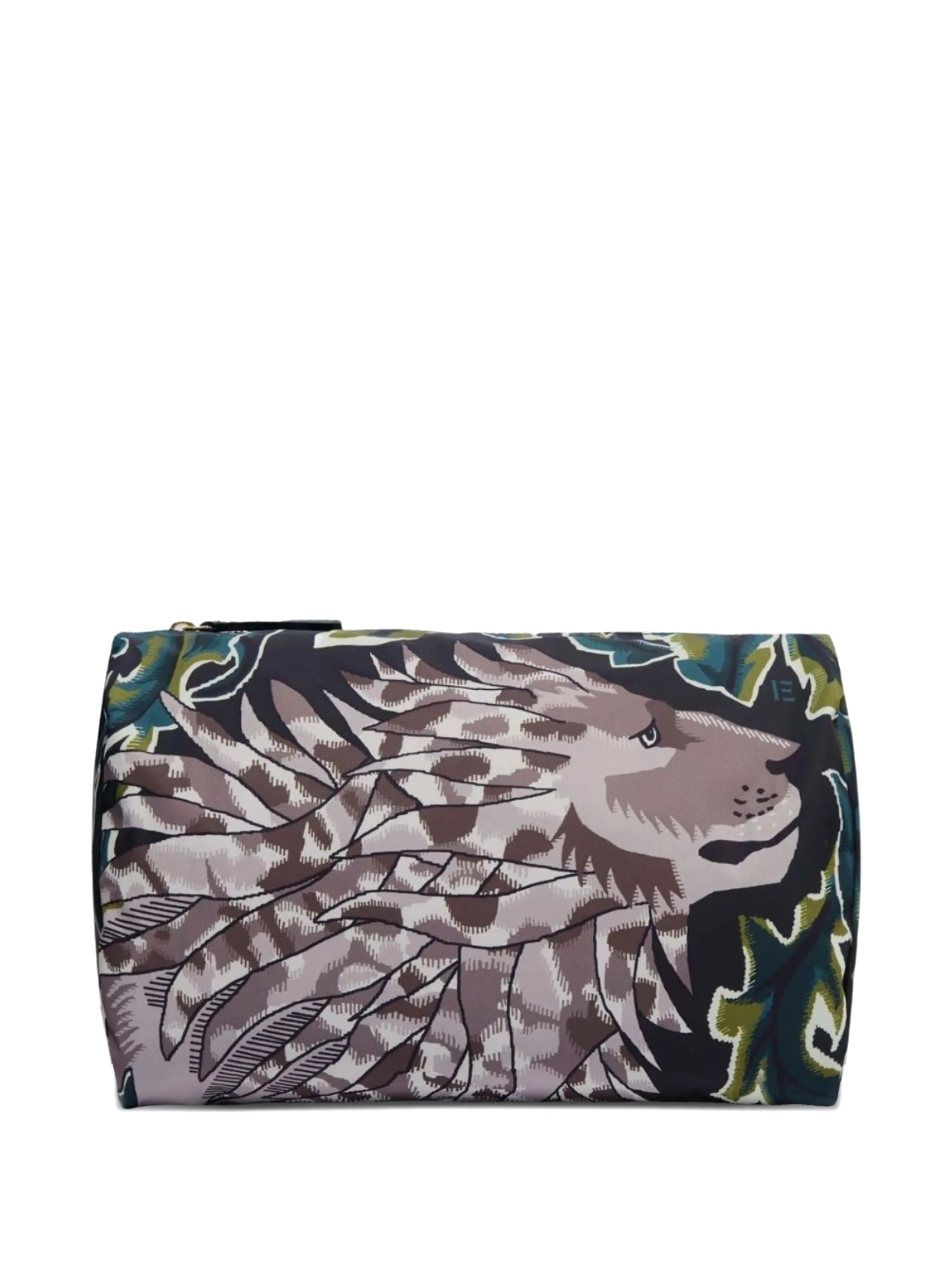 

Клатч с анималистичным принтом Inoui Editions, зеленый