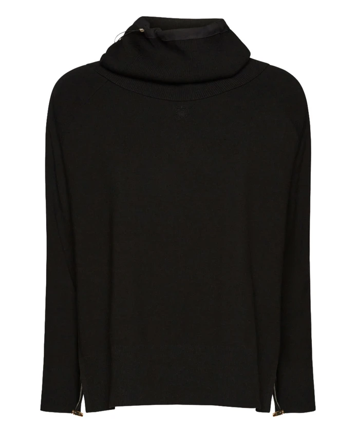 

Черный вязаный топ из гипса Elena Mirã², черный