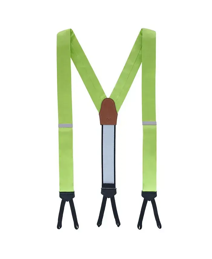 

Мужские подтяжки Sutton однотонные шелковые для официального костюма Trafalgar, зеленый