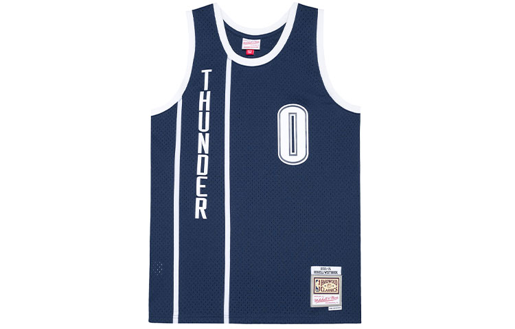 

Майка баскетбольная Mitchell & Ness унисекс темно-синяя Mitchell Ness
