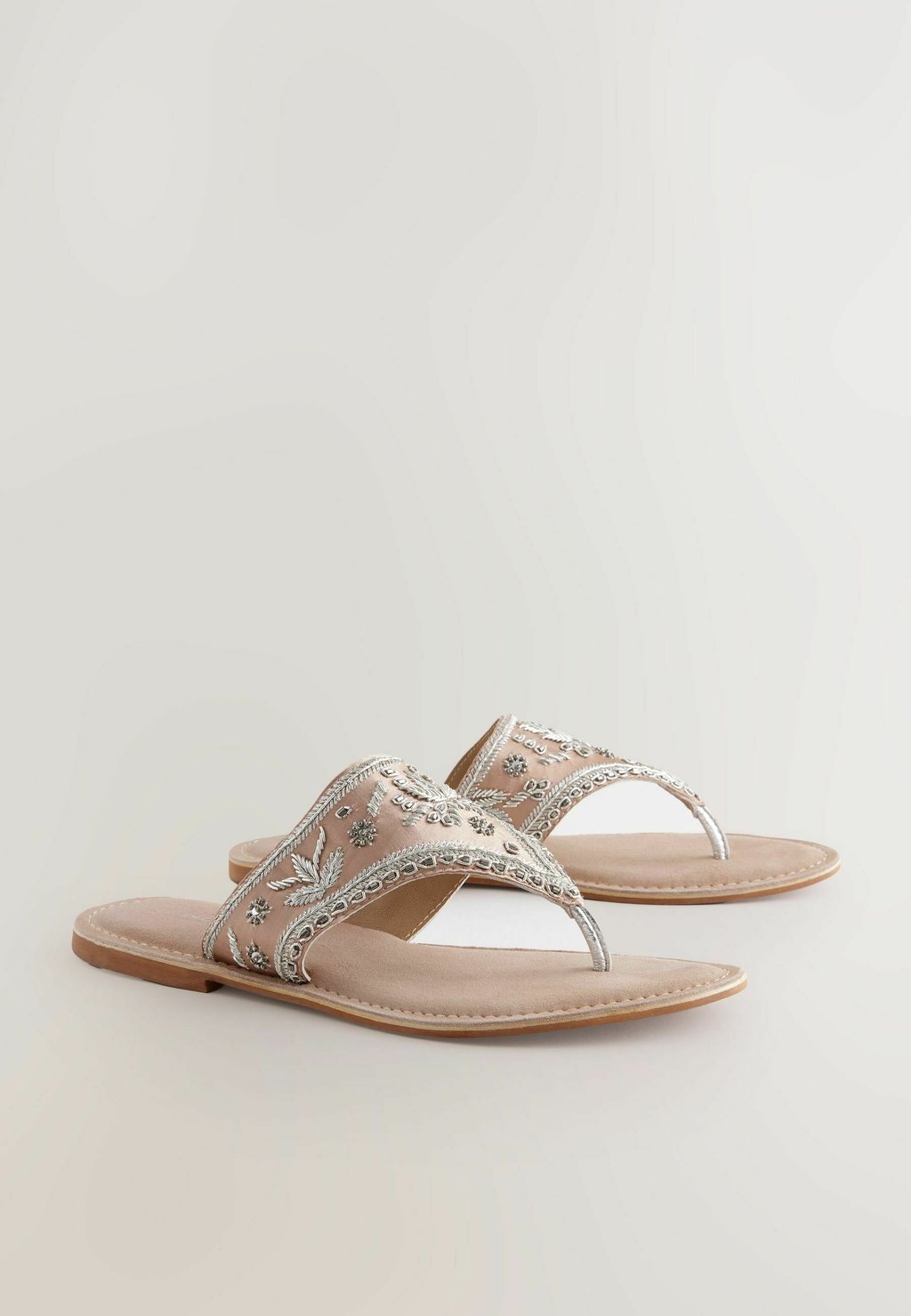 Сандалии с Т-образной застежкой STANDARD WIDE FIT - FOREVER COMFORT CHUNKY BEADED TOE Next, цвет Mottled Pink — фото 2