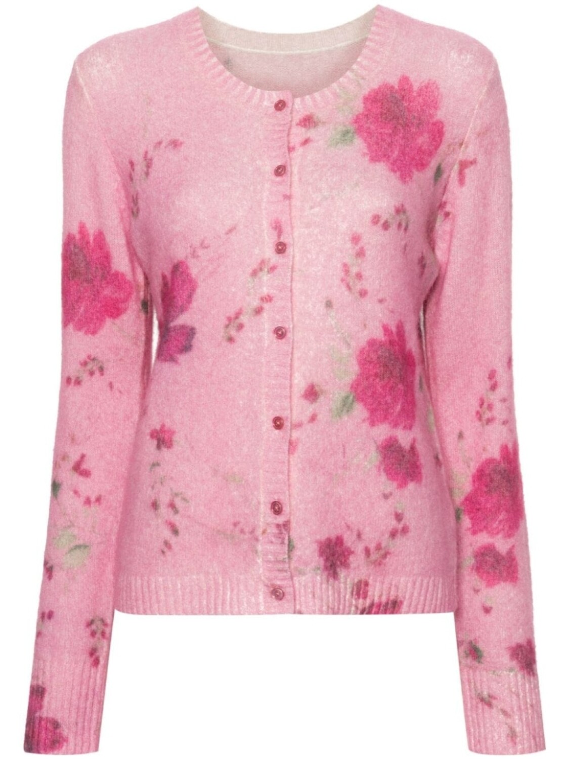 

Blumarine жаккардовый кардиган, розовый