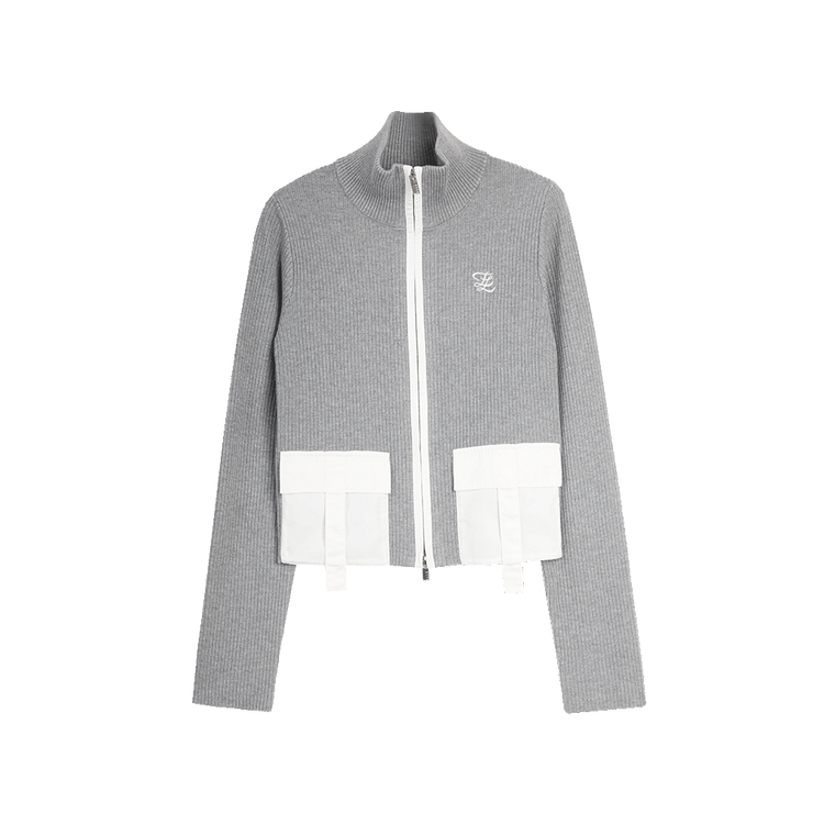 

ELLE Кардиган женский Medium Gray с воротником стойкой