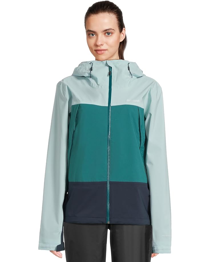 

Куртка Columbia Boulder Falls Jacket, цвет River Blue/Collegiate Navy/Spray