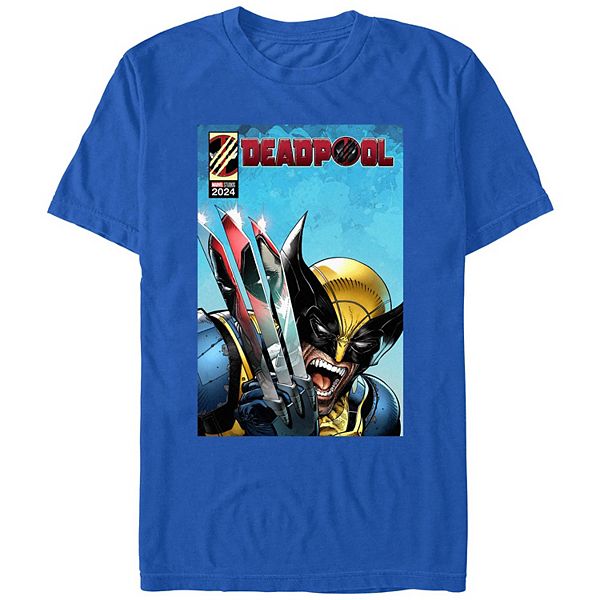 

Мужская футболка с принтом Deadpool и Wolverine Marvel