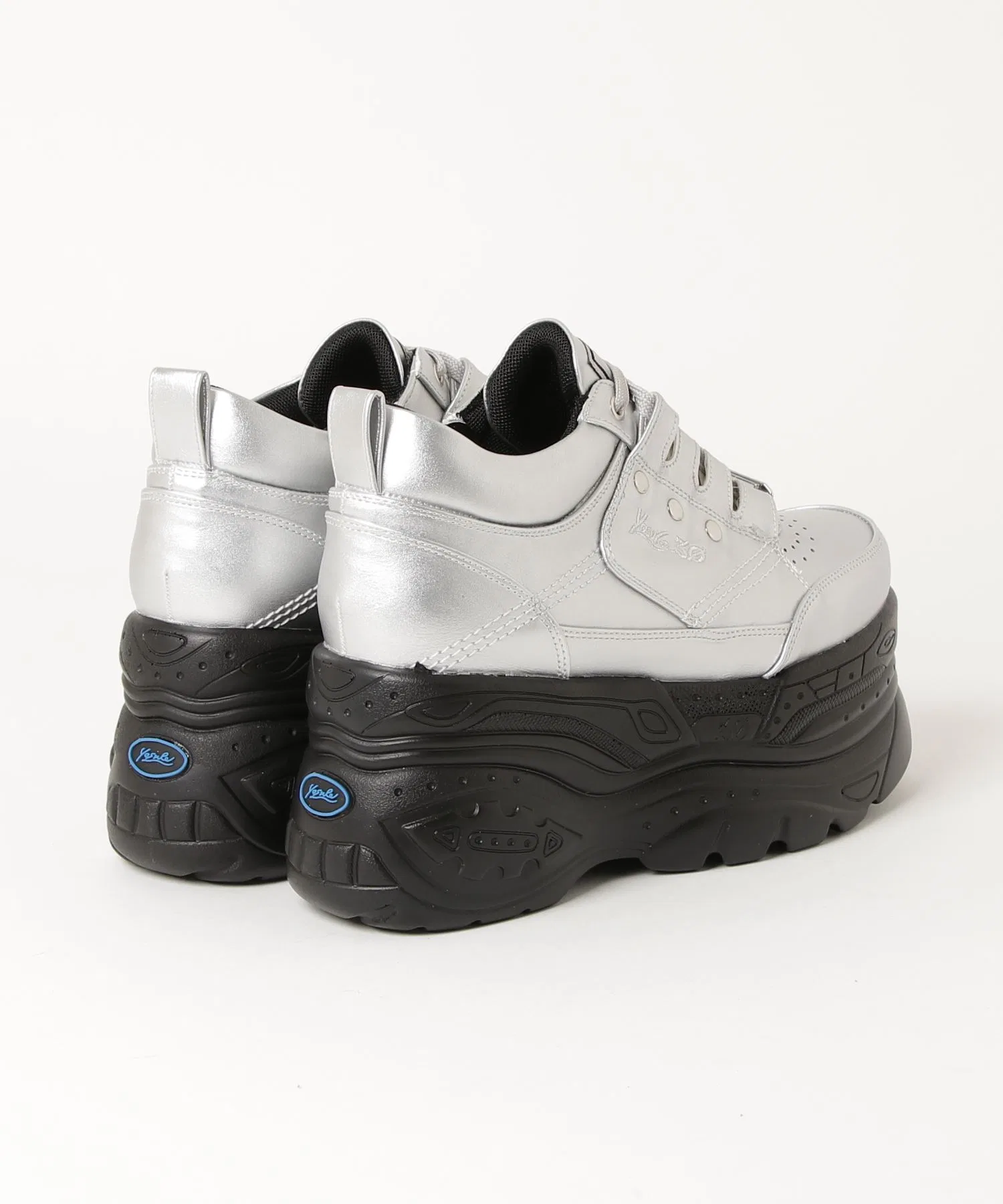 Мужские кроссовки на платформе с 6 заклёпками YOSUKE 2608502 белые — фото 2