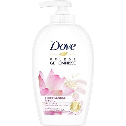 

Средство для мытья рук Nourishing Secrets с цветком лотоса и рисовой водой, 250 мл, Dove