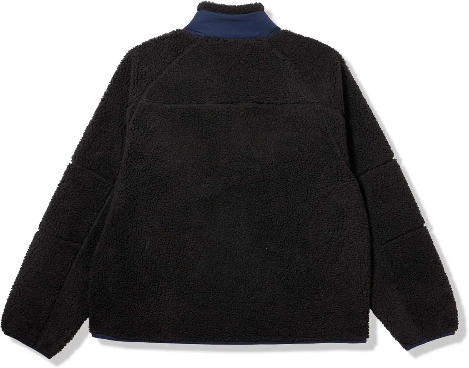 Толстовка на молнии, флисовая, Lacoste, цвет Black/Navy Blue — фото 3