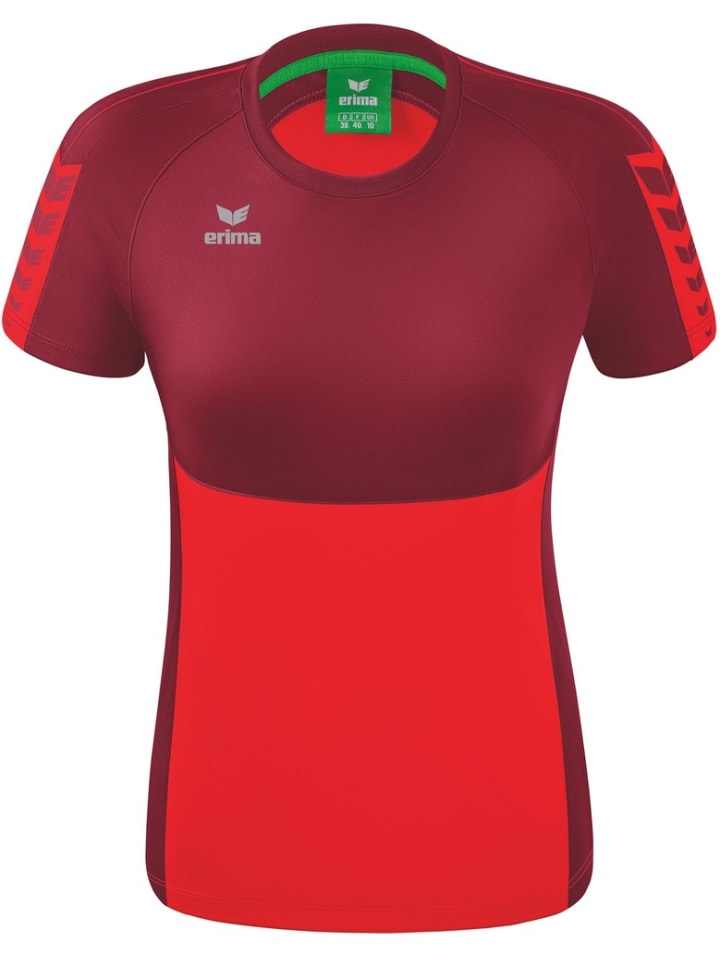 

Спортивная футболка Six Wings T-Shirt красного цвета erima