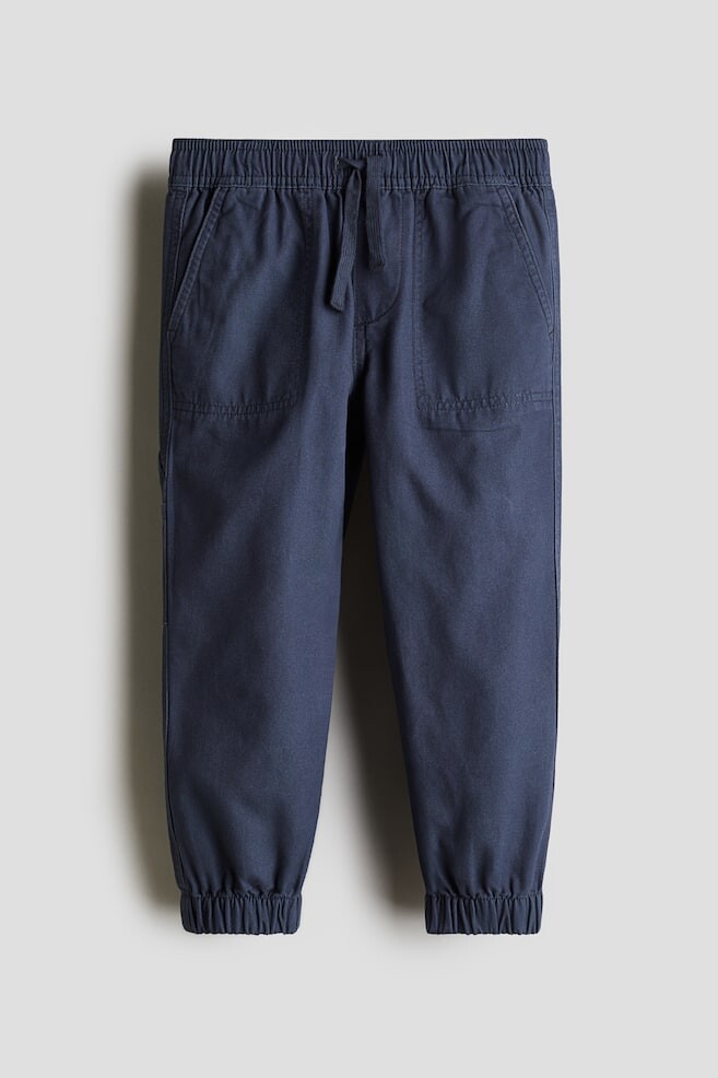 

Хлопковые спортивные штаны H&M, синий