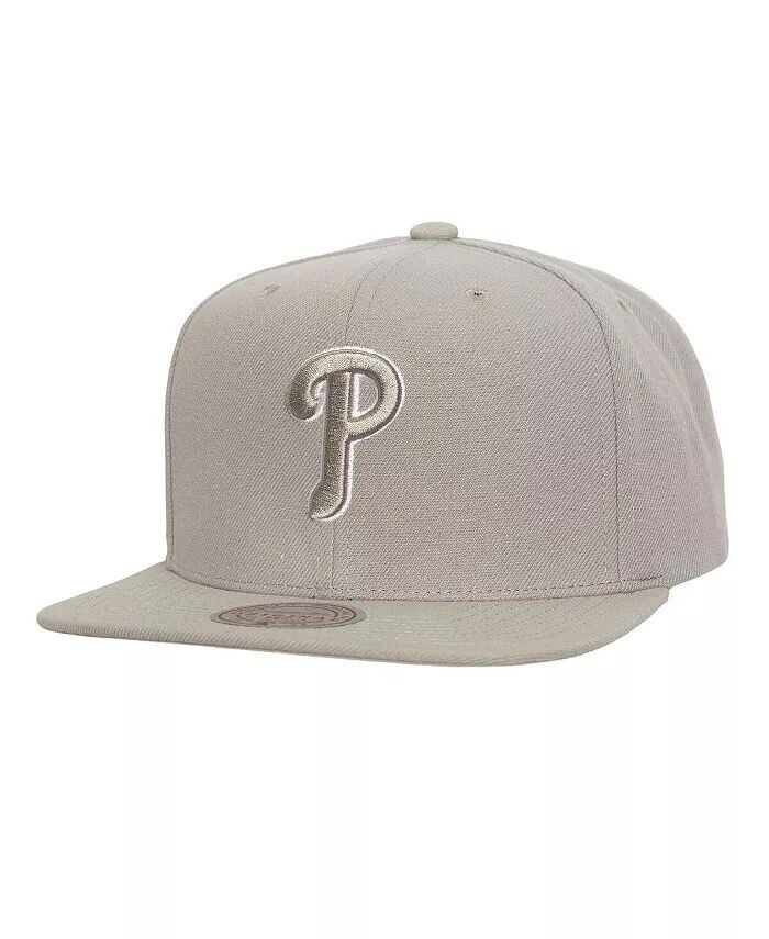 

Мужская серая бейсболка Philadelphia Phillies Snapback Mitchell & Ness