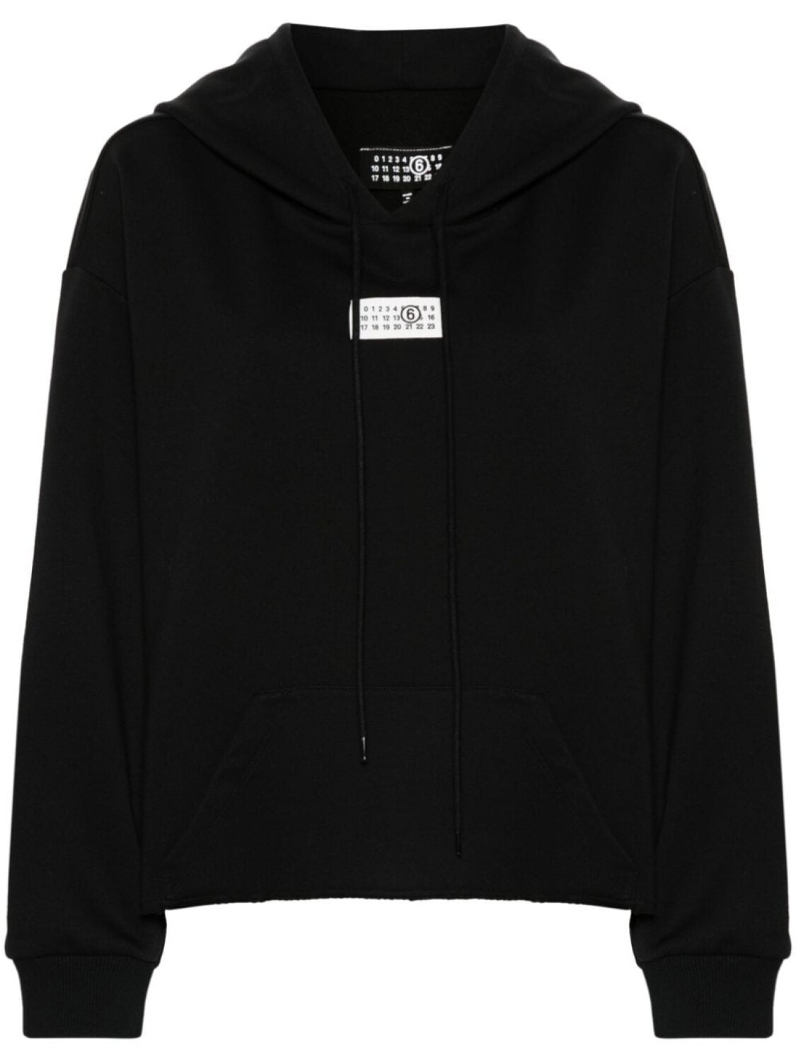

MM6 Maison Margiela худи с нашивкой, черный