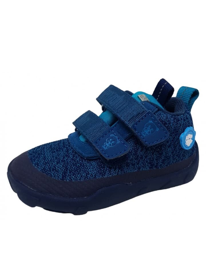 

Кроссовки на шнуровке Affenzahn Klettschuh Knit Happy Bär, синий