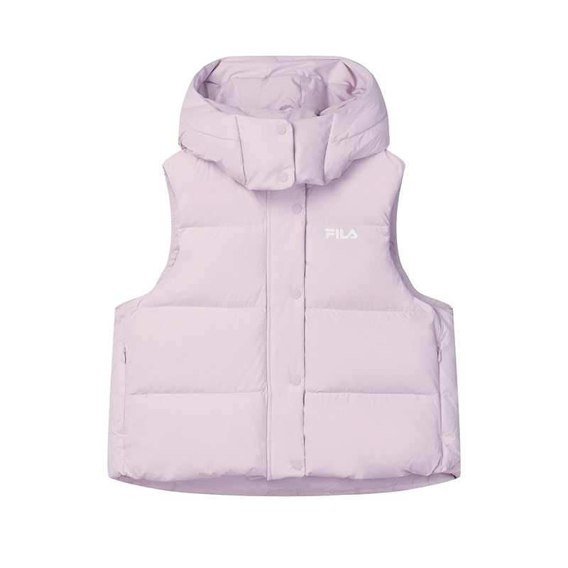 

FILA Оригинальная женская жилетка в темном сливово-розовом цвете, Dark Lotus Pink