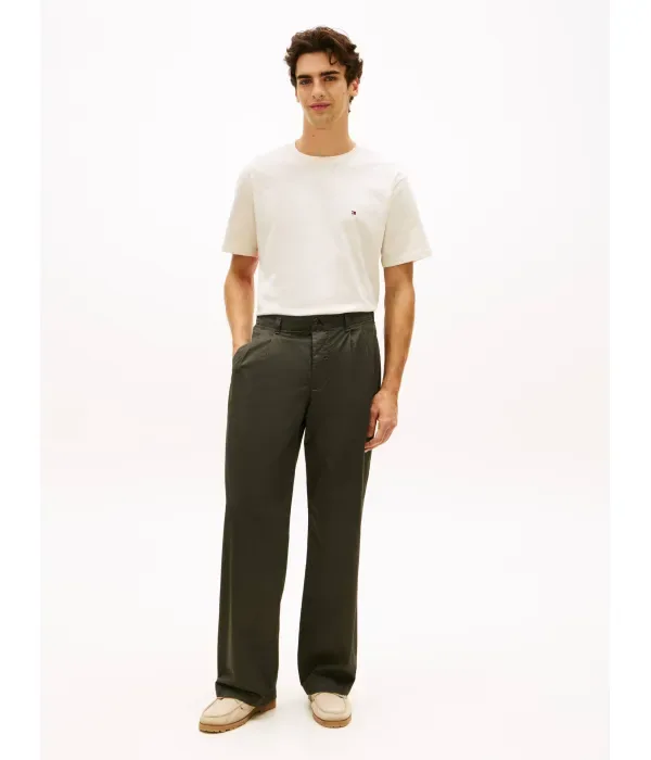 Футболка relaxed fit Tommy Hilfiger, экрю — фото 2