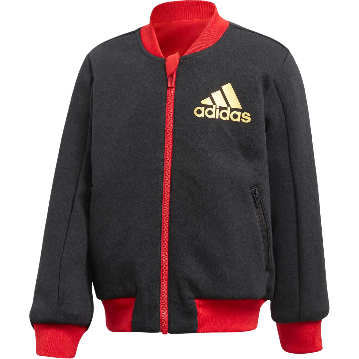 Школьная куртка Adidas, красная — фото 4