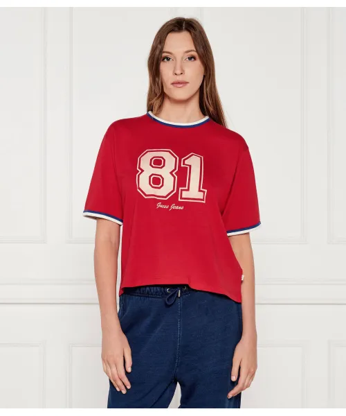 

Футболка Loose fit Guess Jeans, красный