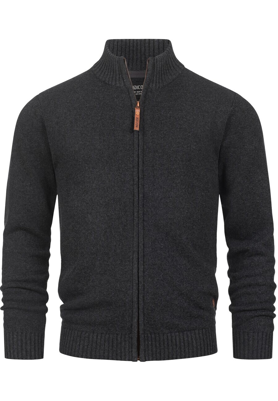 

Вязаный кардиган Indicode Jeans LUT, антрацит