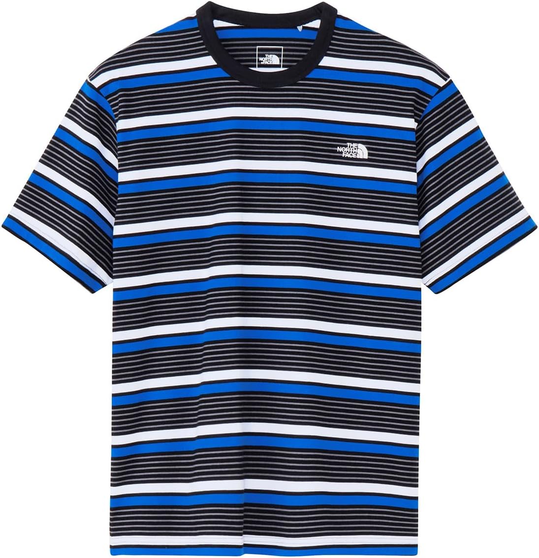 

Мужская футболка с коротким рукавом THE NORTH FACE с разноцветными полосками