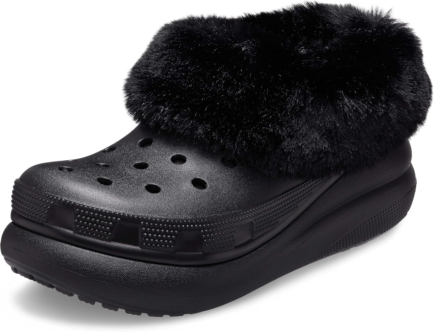 

Сабо Унисекс Взрослые Классические Furever Crush с Подкладкой Crocs, черный