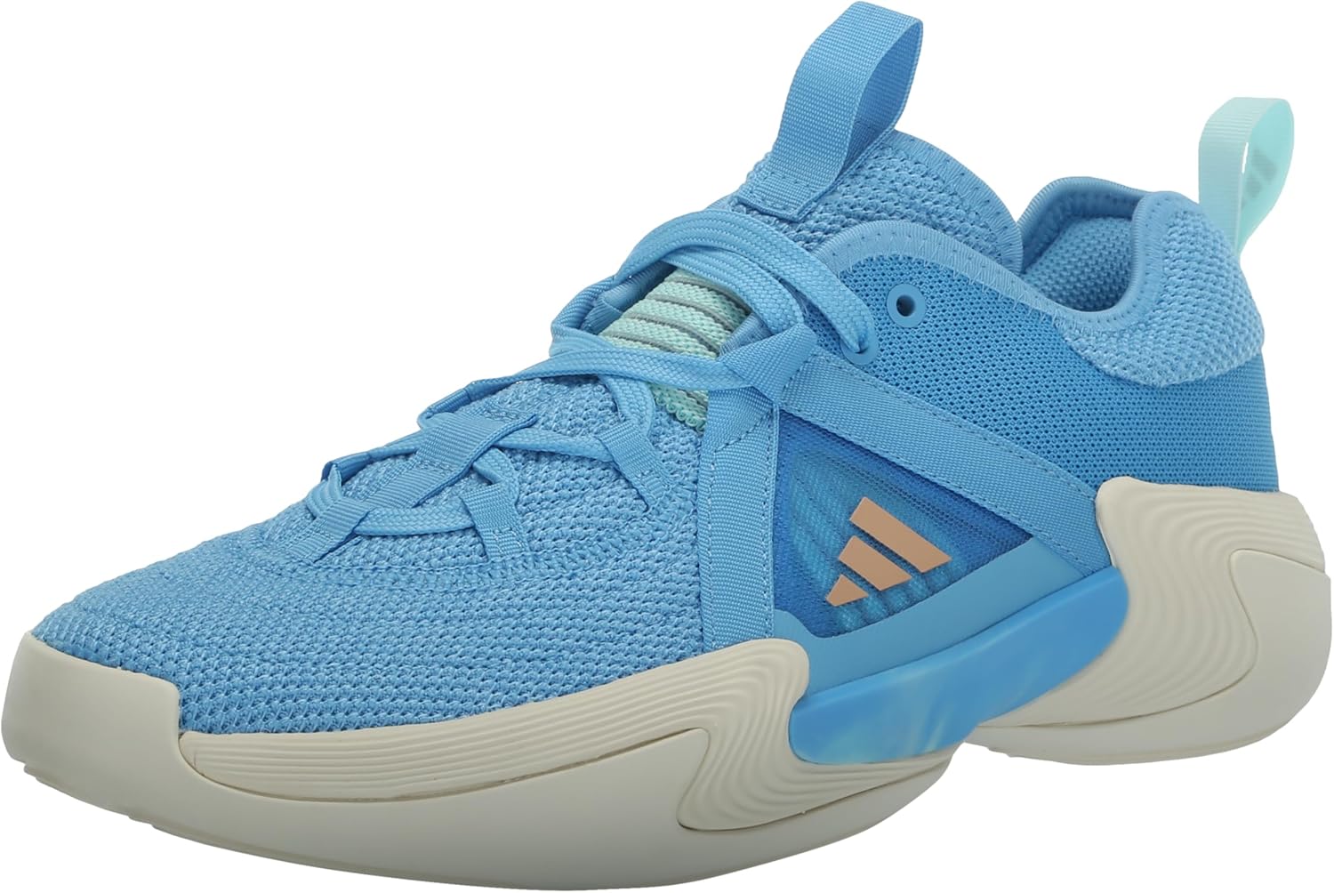 

Женские баскетбольные кроссовки Adidas Dame Certified, слоновая кость/синий
