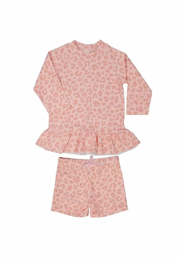 Купальник leo с рукавами 3/4 и защитой от ультрафиолета Geggamoja, Pink