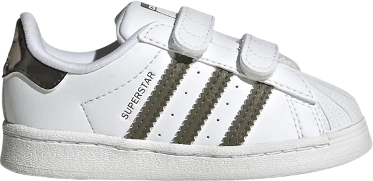 

Кроссовки Superstar I 'White Camo', белый