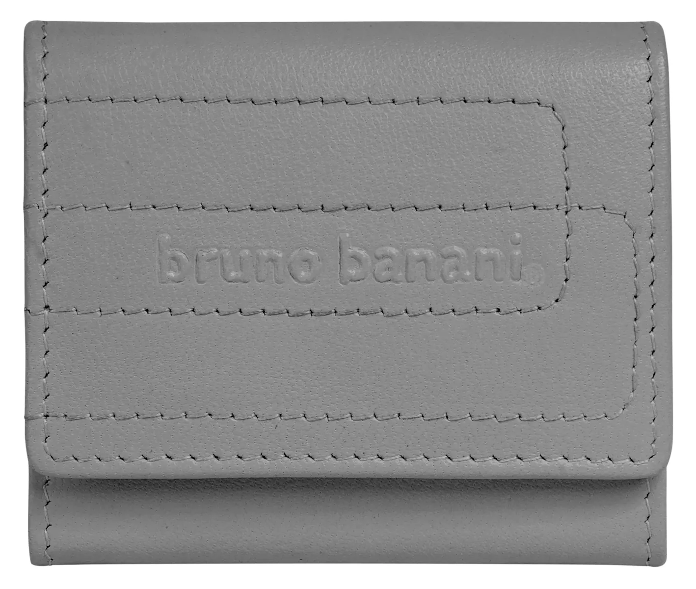 

Кошелек Bruno Banani, натуральная кожа, серый