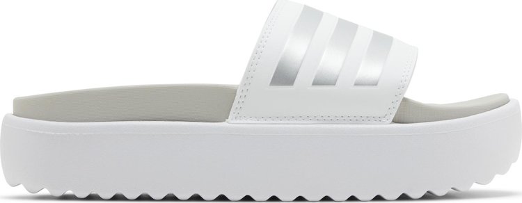 

Кроссовки Wmns Adilette Platform Slide 'White Zero Metallic', белый