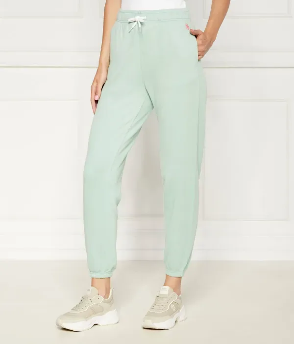 Спортивные штаны loose fit Polo Ralph Lauren, мятный — фото 3