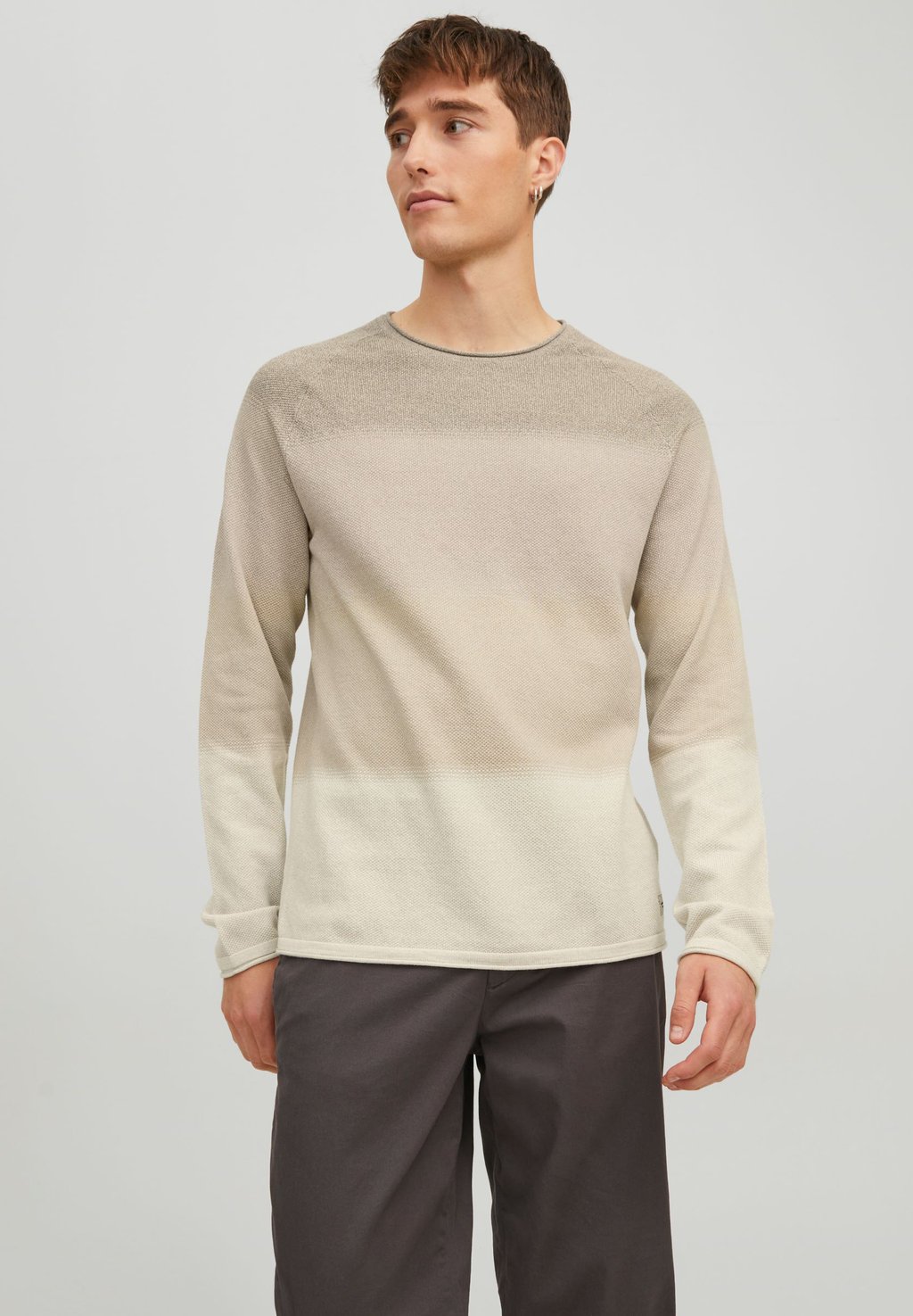 

Свитер JJEHILL CREW NECK NOOS Jack & Jones, овсяный