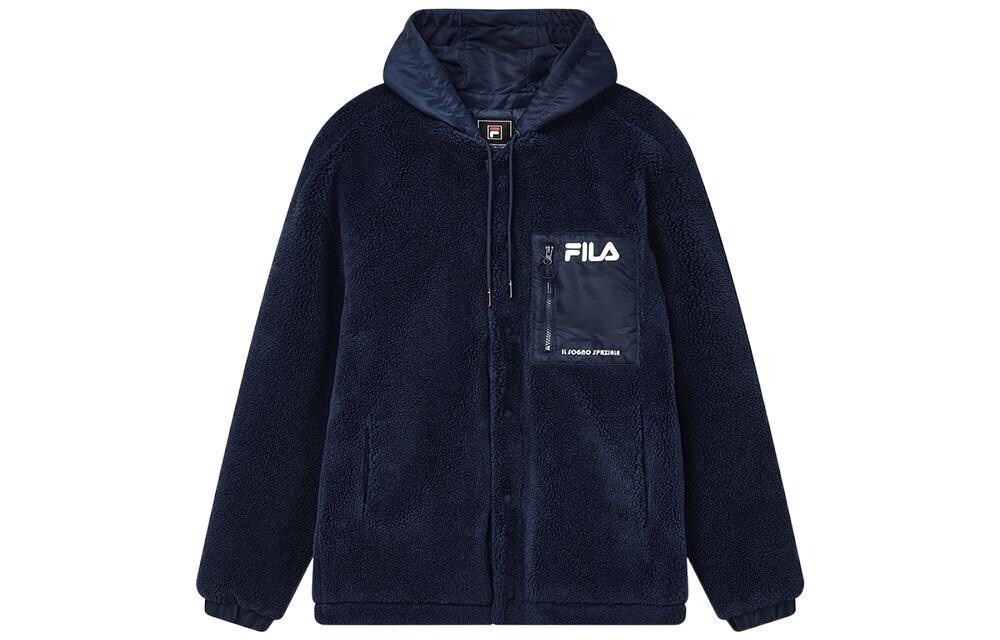 

Бархатная куртка мужская дымчато-синяя Fila, голубой