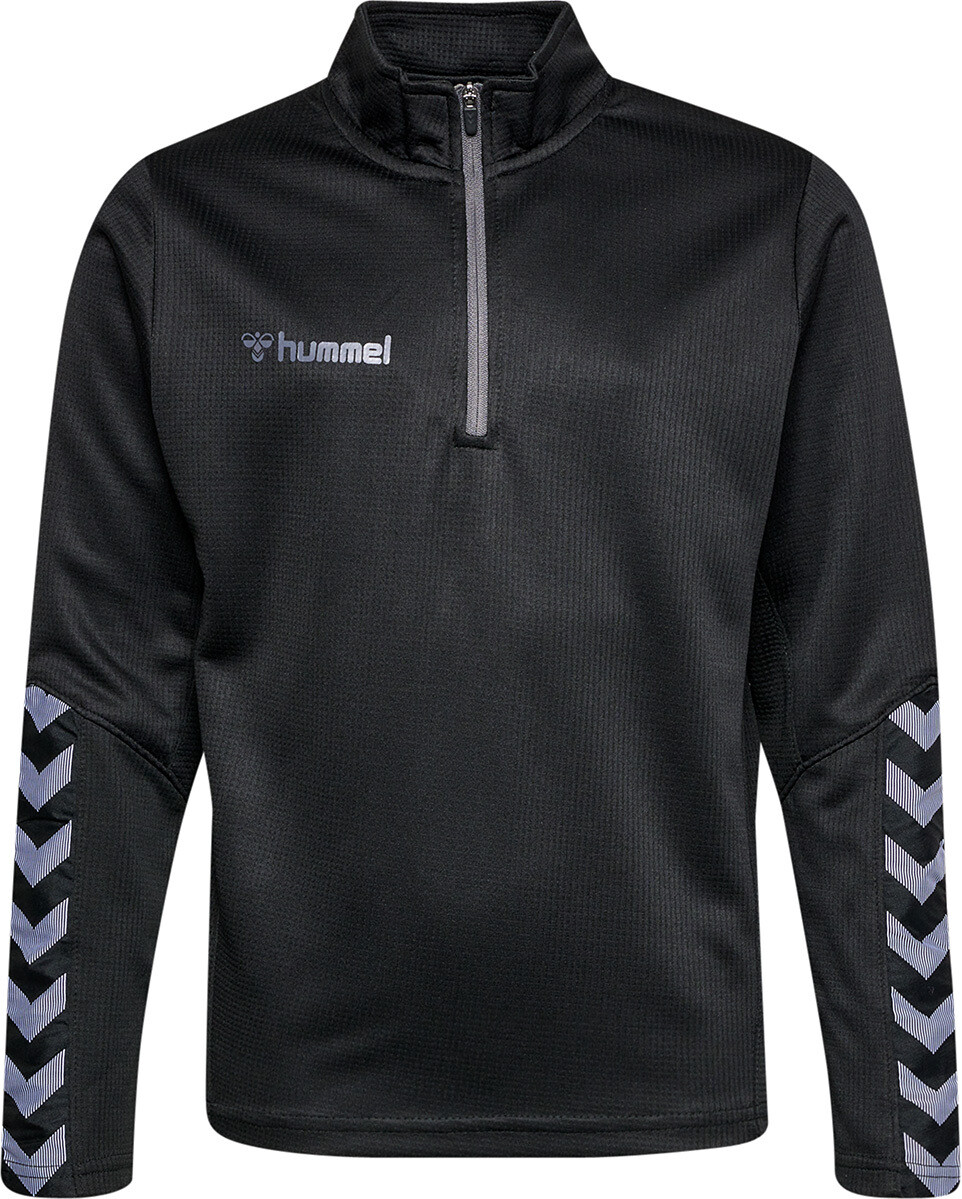 

Толстовка Hummel Mit Kurzem Reißverschluss Hmlauthentic Kids Half Zip, черный