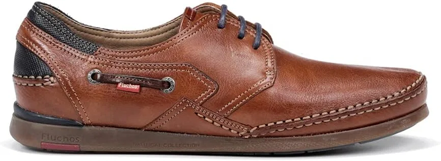 Туфли Fluchos 9883 Tornado Mariner Moccasin Man, Brown Marron Cuero — фото 2