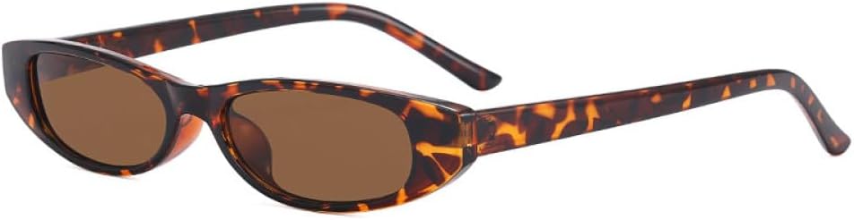 

Популярные маленькие узкие солнцезащитные очки «кошачий глаз» для женщин и мужчин, роскошные черные и красные солнцезащитные очки в стиле ретро, ​​миниатюрные прямоугольные очки конфетного цвета generic, Leopard Tea