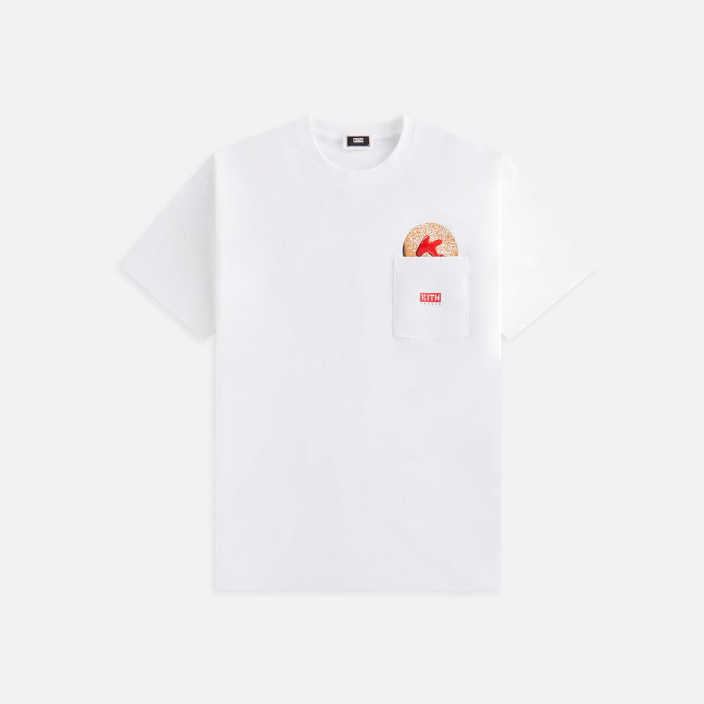 

Футболка Kith Treats Jelly Doughnut Pocket Tee, белый