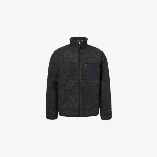 

Флисовая куртка с накладными карманами Polo Ralph Lauren, черный