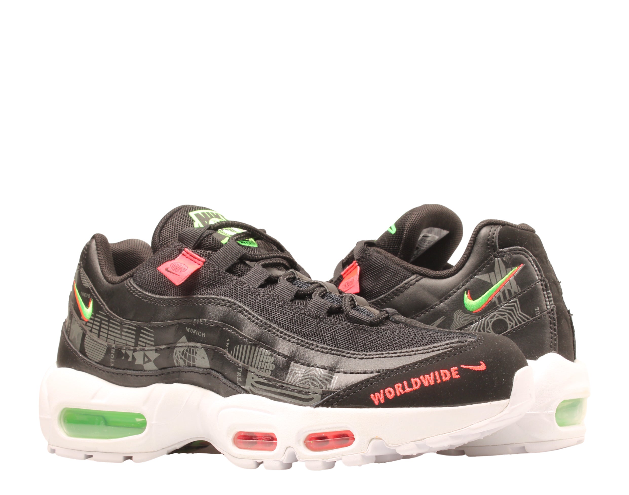 

Nike Air Max 95 WW Black/White-Green Strike Мужские кроссовки для бега CQ9743-001