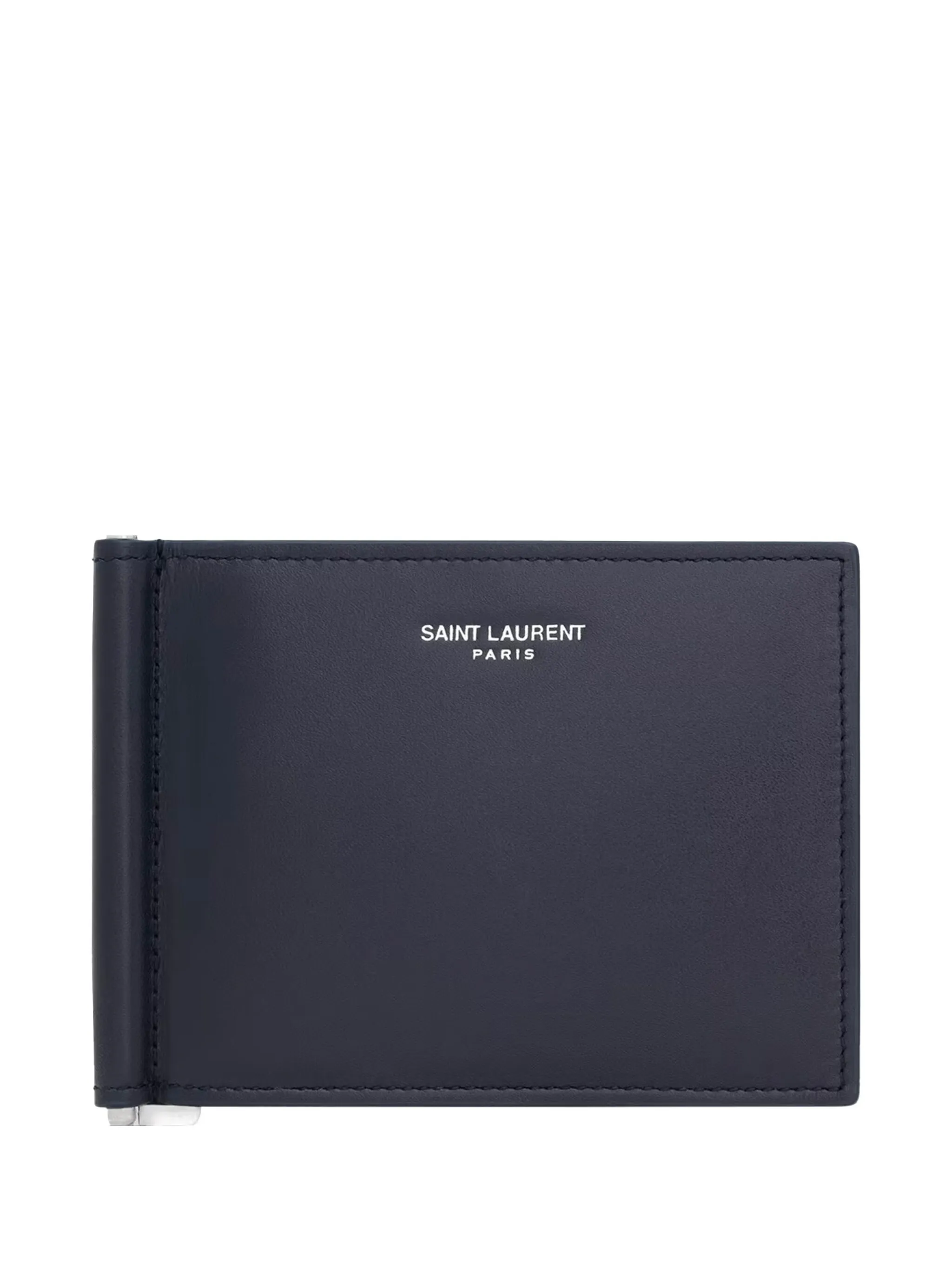 Кошелек с логотипом Saint Laurent, синий