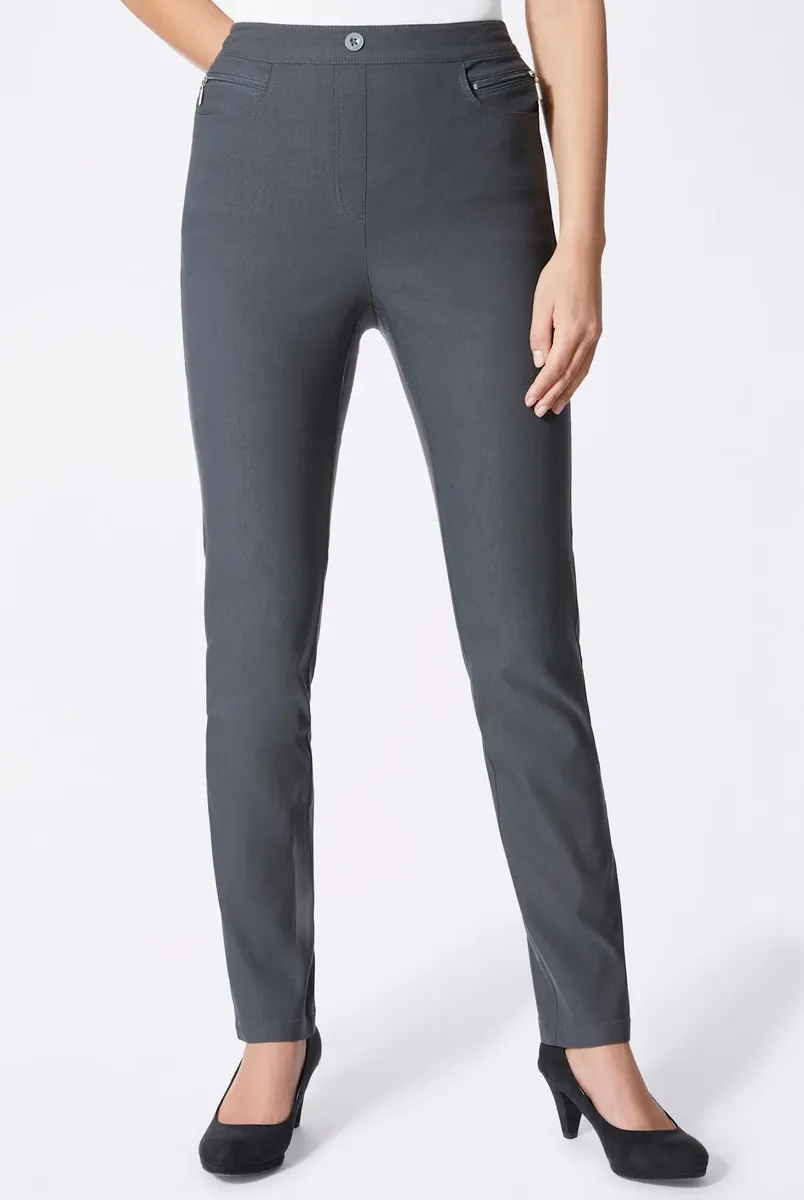 

Эластичные брюки Classic Basics, антрацит